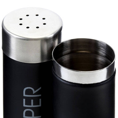 Liberty Black Enamel Salt And Pepper Set