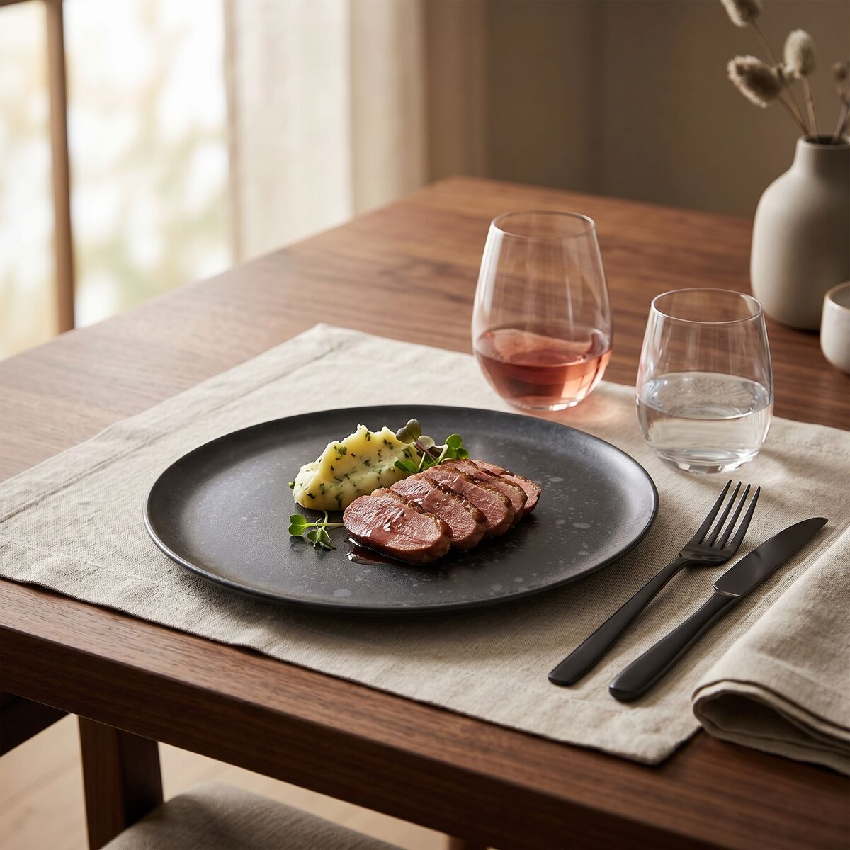 Hygge Grey Speckled Dinner Plate
