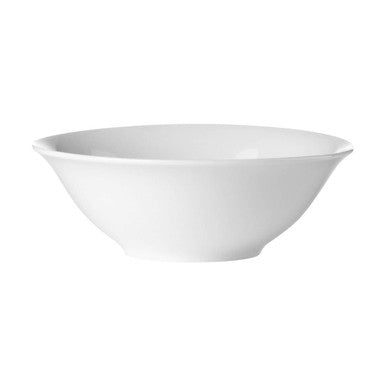 Elmira 16Pc White Porcelain Coupe Dinner Set
