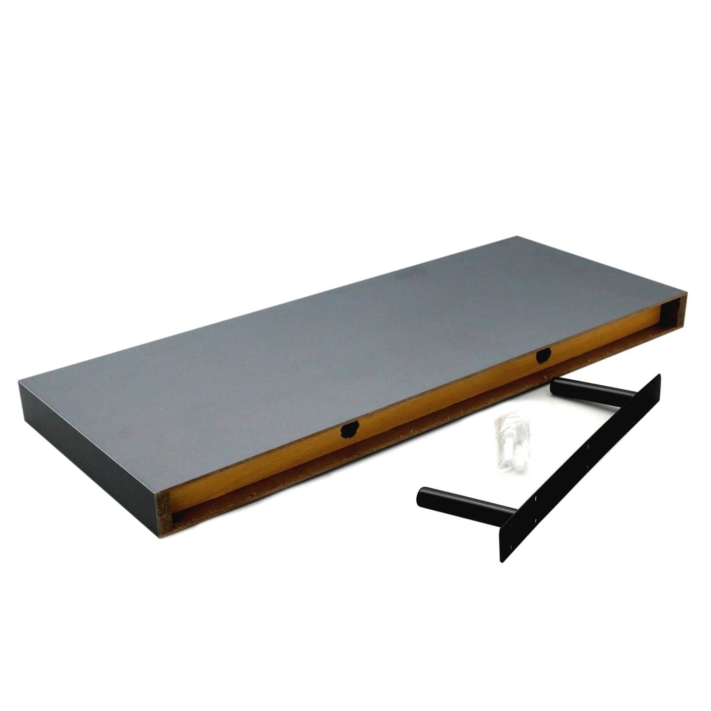 60cm Grey Modern Floating Shelf