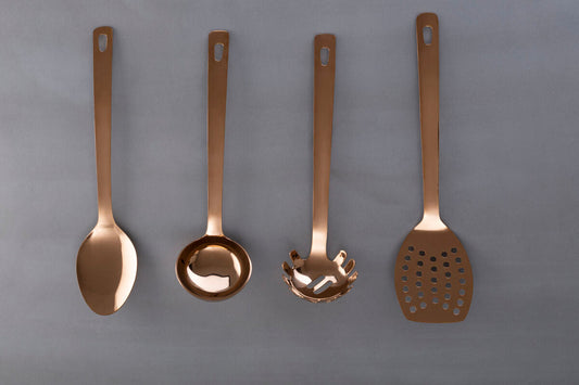Freya Rose Gold Finish Spaghetti Spoon