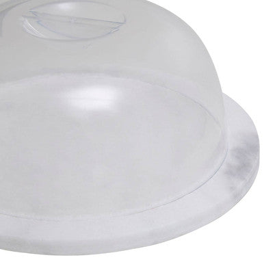 Kindia Round Marble Cheese Board With Dome Lid