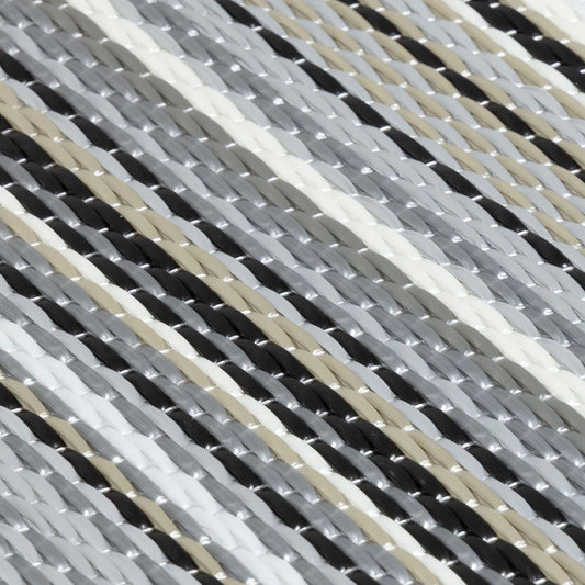 Rainbow Outdoor Rug Grey | 1020