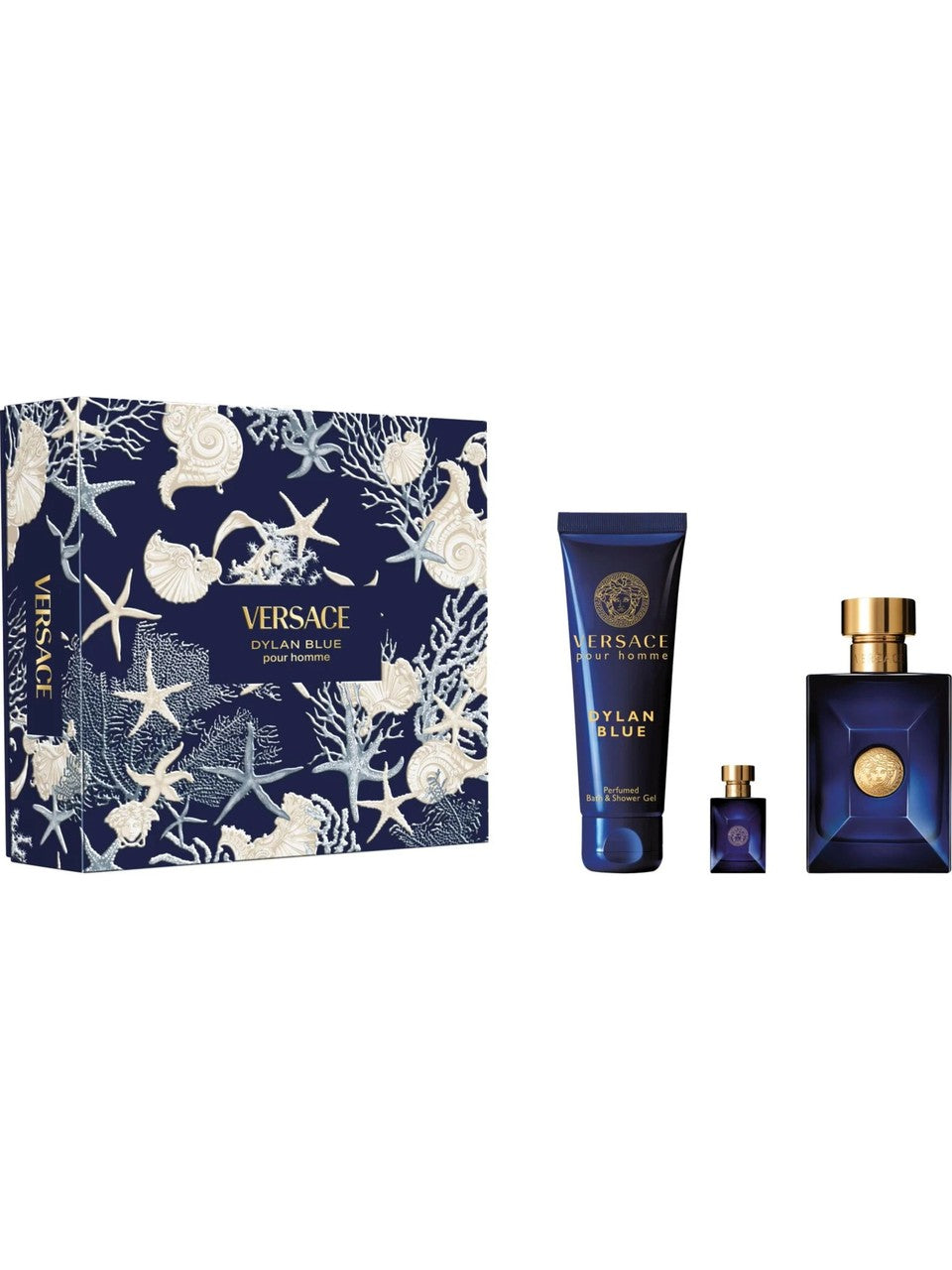 Versace Pour Homme Dylan Blue Gift Set 100ml EDT + 150ml Shower Gel