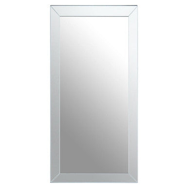 Sana Large Rectangular Wall Mirror with Bevelled Frame