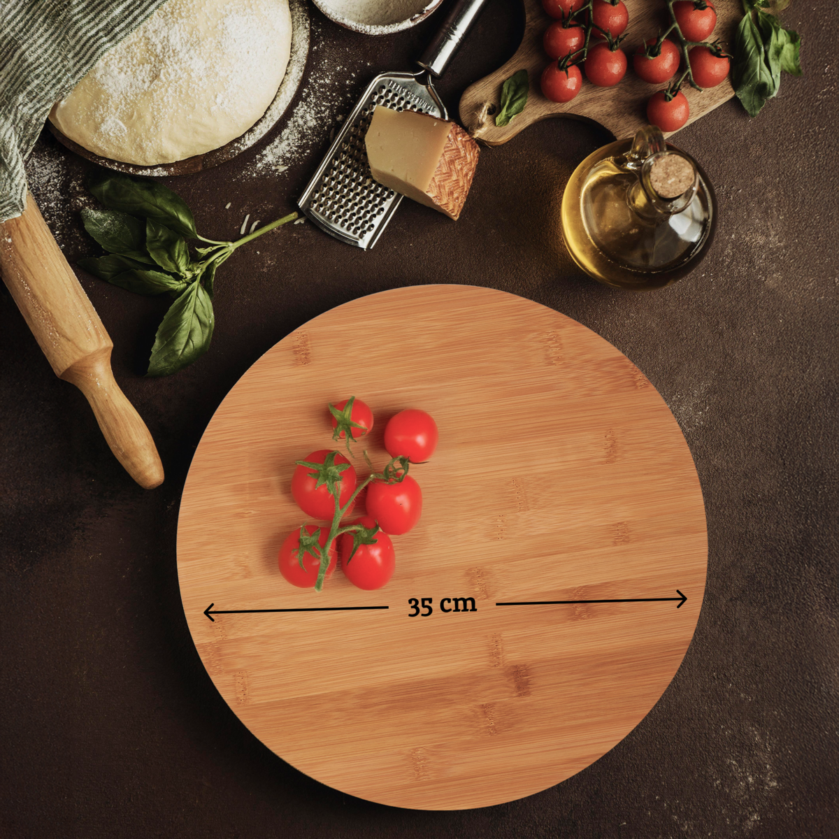 Aleki Bamboo Lazy Susan