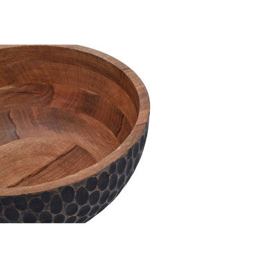Kara Large Mango Wood Bowl