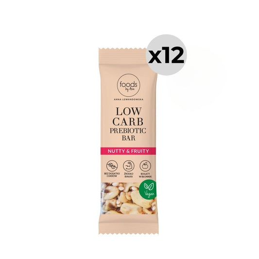 BB 3/10/2026 Low Carb Prebiotic Bar - Nutty & Fruity 35g