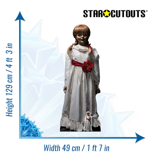 SC1393 Annabelle Doll Cardboard Cut Out Height 129cm