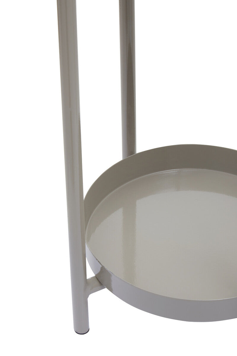 Asher Two Tier Grey Plant Stand