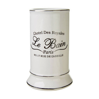 White Ceramic Tumbler | Le Bain