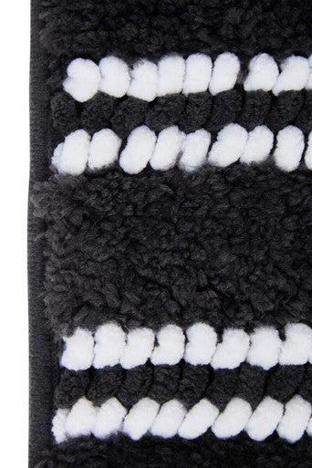 Soak Small Charcoal Grey Bath Mat