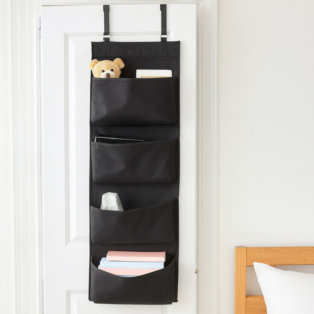 Verti Over Door Black Hanging Organiser