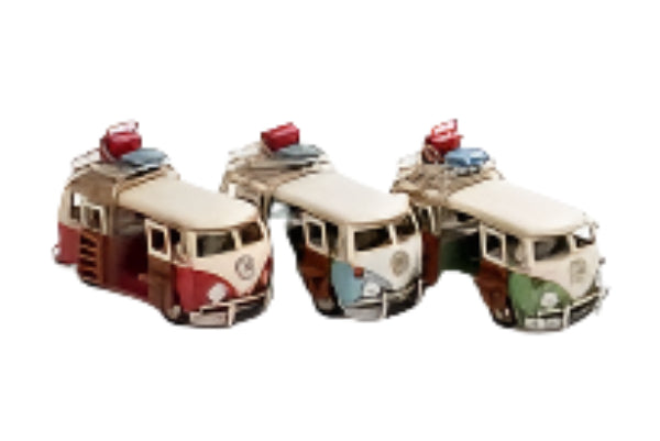 Large Campervan Van With Luggage Holder - "hand Painted" (Colour Will Be Selected At Random)