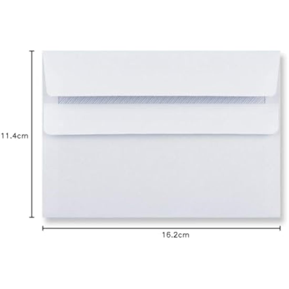 EPOSGEAR® A6/C6 Plain White Self Seal Wallet Envelopes 162mm x 114mm 90gsm (Pack of 200 Envelopes)