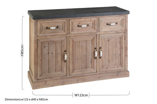Pompeii Wooden Sideboard