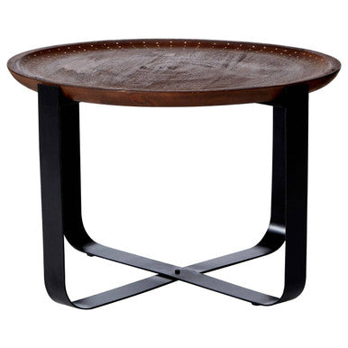 Templar Mango Wood Round Side Table