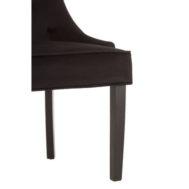 Daxton Black Velvet Dining Chair
