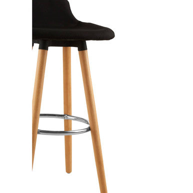 Stockholm Black Bar Stool