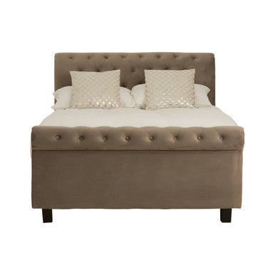 Orlando Grey Ottoman Double Bed