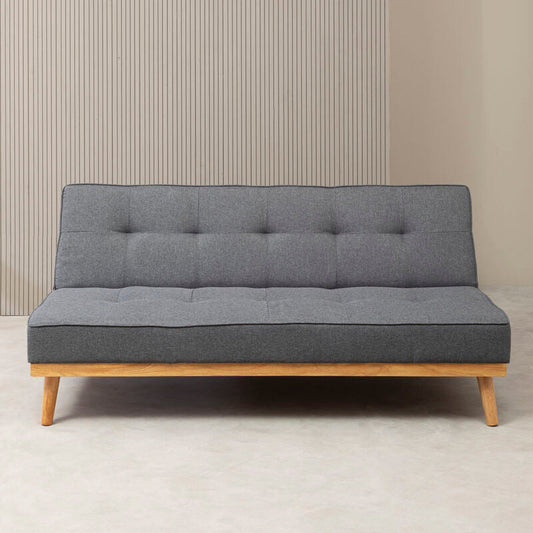 Stockholm 3 Seat Grey Sofa Bed