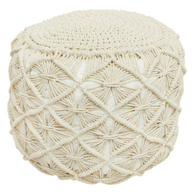 West Village Knitted Pouffe
