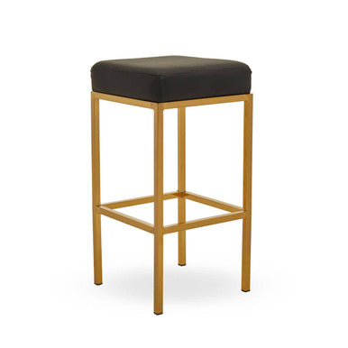 Black and Gold Finish Bar Stool | Baina