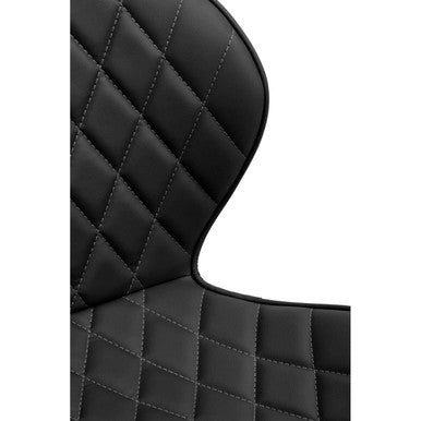 Brent Black And White Home Office Chair