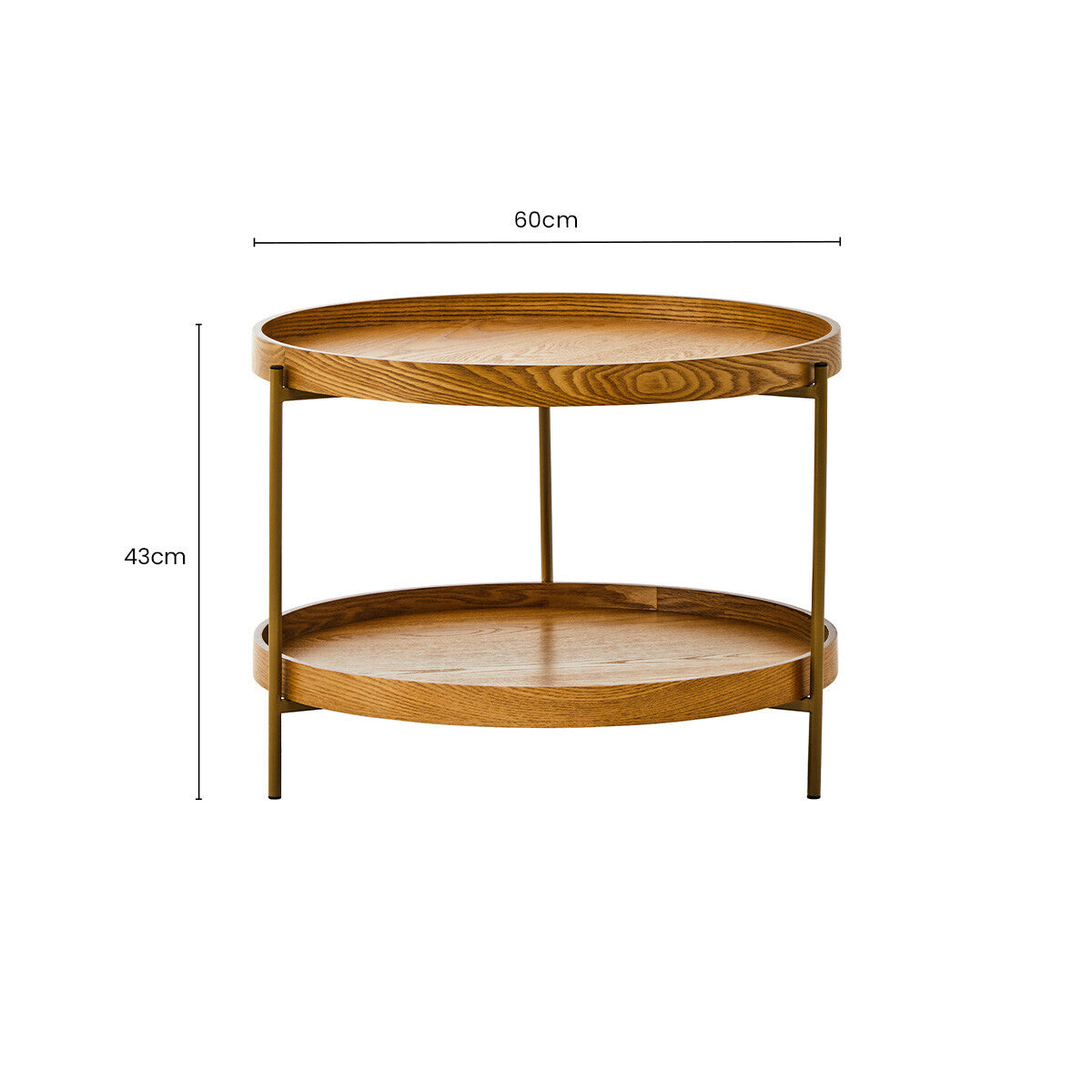 Viborg Two Tier Side Table
