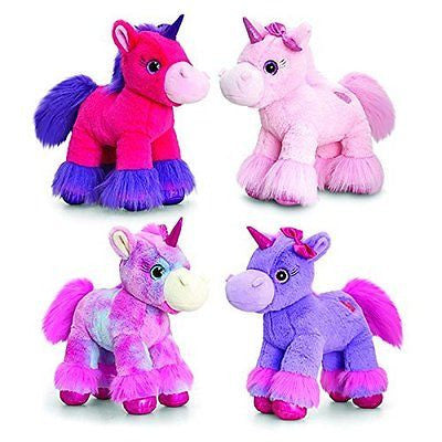 glitter gem unicorn with heart 18cm one sent at random