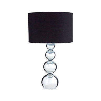 Cameo Touch Table Lamp with Black Shade