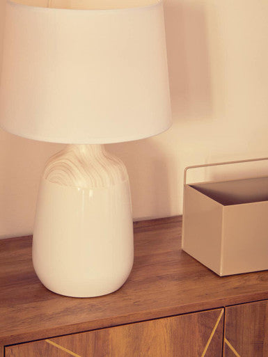Wenita White Ceramic Table Lamp