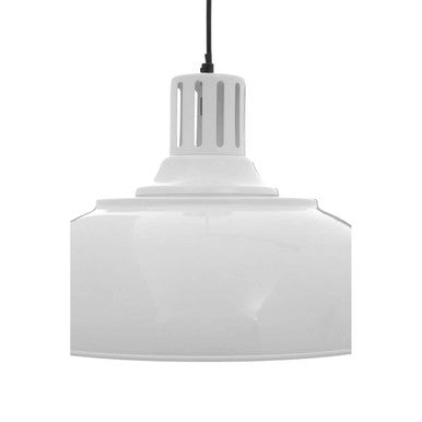 White Metal Pendant Light | Brook