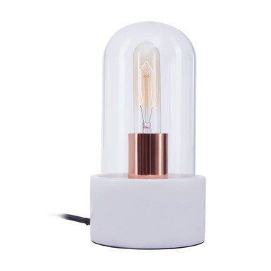Bell Lamp with White Marble Base | Lamonte