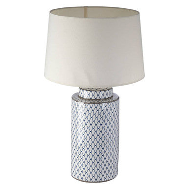 Sorino Ceramic Table Lamp With Cream Shade