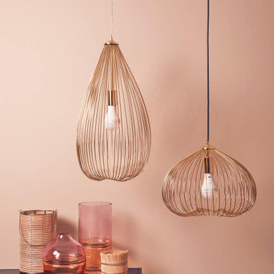 Lavis Gold Iron Pendant Light