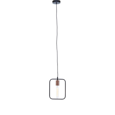 Black and Copper Finish Pendant Light | Lavis