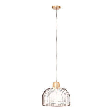 Black and Antique Brass Pendant Light | Lenno