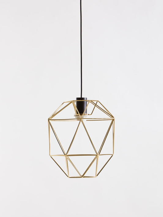 Wyra Champagne Gold Pendant Light