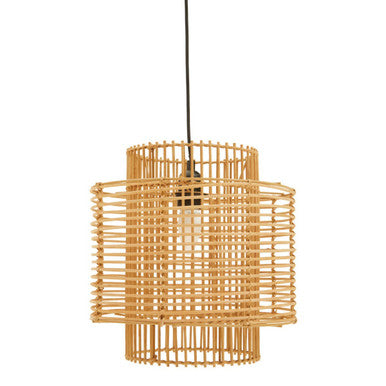 Natural Rattan Overlapping Pendant Lamp | Jaya