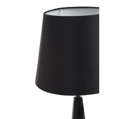 Hexum Black Crystal Glass Table Lamp