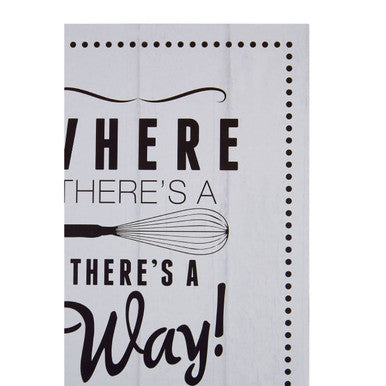 Pun and Games Where There's A Whisk Wall Plaque