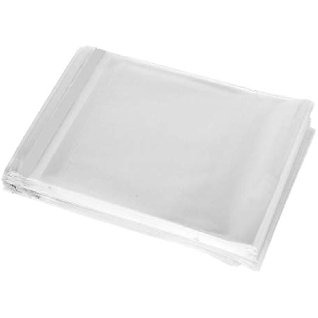 Sabco 100 Crystal Clear 12" x 16" Display Cello Bags - Self Adhesive Peel Seal Plastic Bags for FBA