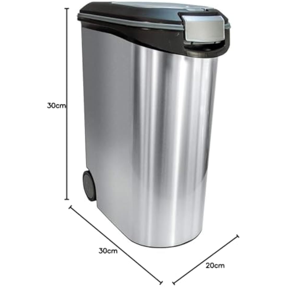 CURVER K&BZ FOODCONTAINER Metallic 20KG 54L