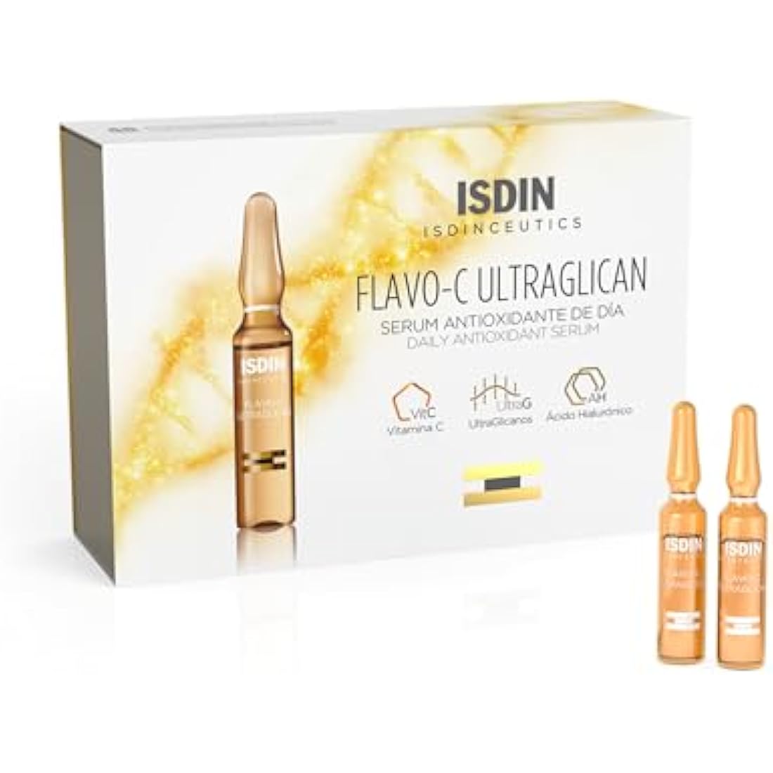 ISDIN Isdinceutics Flavo-C Ultraglican Antioxidant Day Serum (30 ampoules)