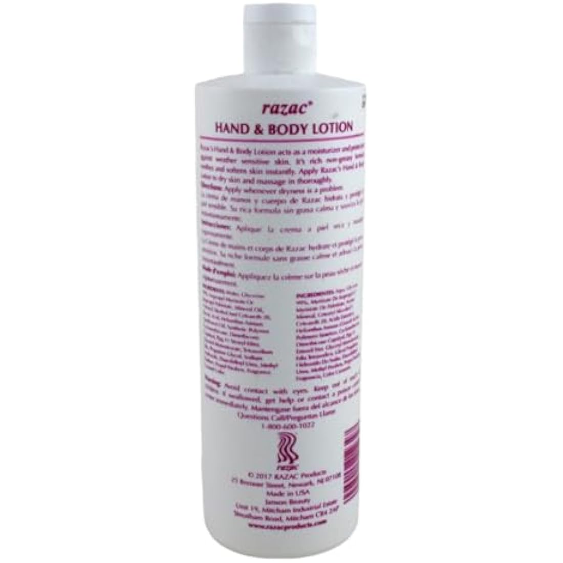 Razac Hand & Body Lotion, 473 ml (Pack of 3)