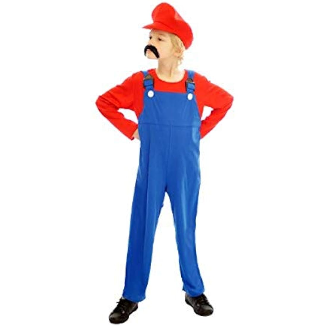 Super Workman Fancy Dress Costume, Red - Medium (7-9)