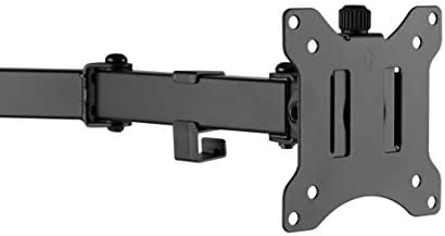 Amer Dual Monitor Stand for 17-32 inch VESA 75x75/100x100 Screens, Height Adjustable Monitor Arm with 2 Installation methods