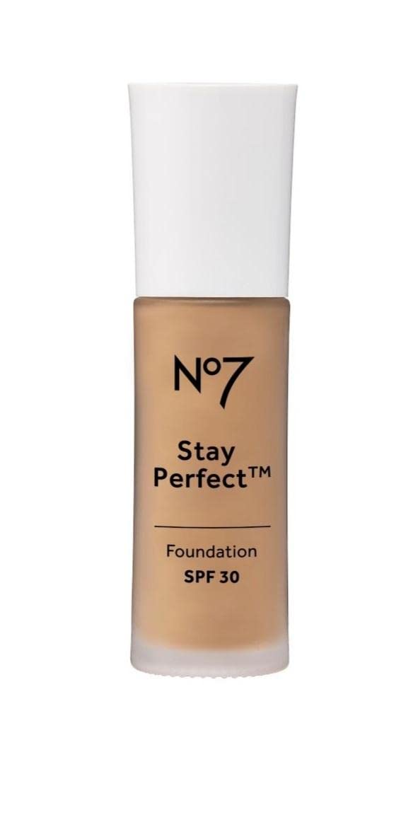 No7 Stay Perfect Foundation New Formula - Warm Sand spf30 - 30 ml pack of 1