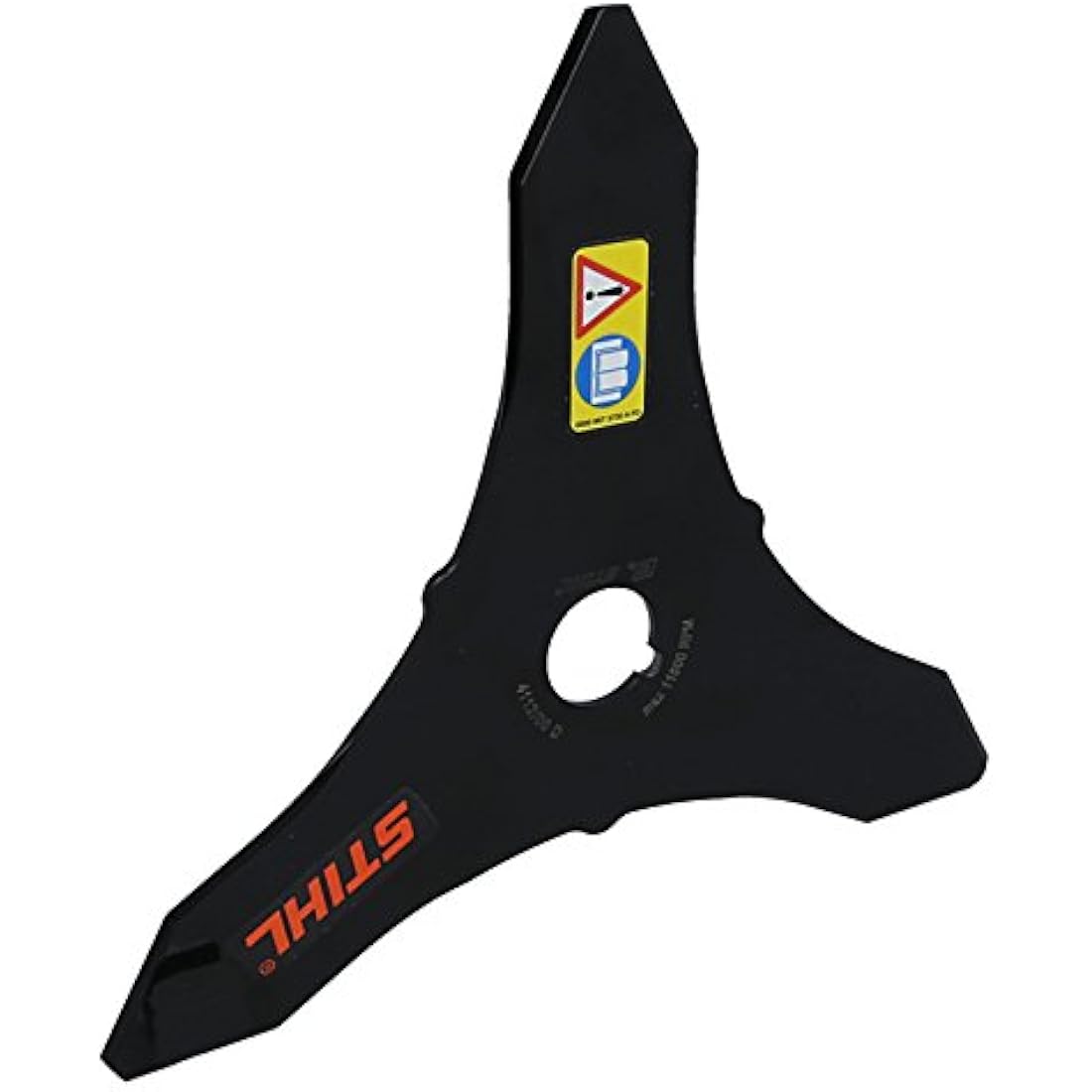 Stihl 41127134100 250 mm 3 brush knife steel blade with triple steel blade for thinning and removing hard, tangled grass, scrub and thorny bushes